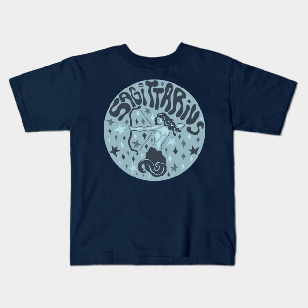 Sagittarius Kids T-Shirt by Doodle by Meg